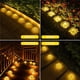 thumbnail image 2 of Monstrate Lámpara Solar de cubo de hielo, equipo de iluminación interesante, al aire libre, camino de escalera, luz LED de ladrillo Cámaras de vigilancia, 2 of 6