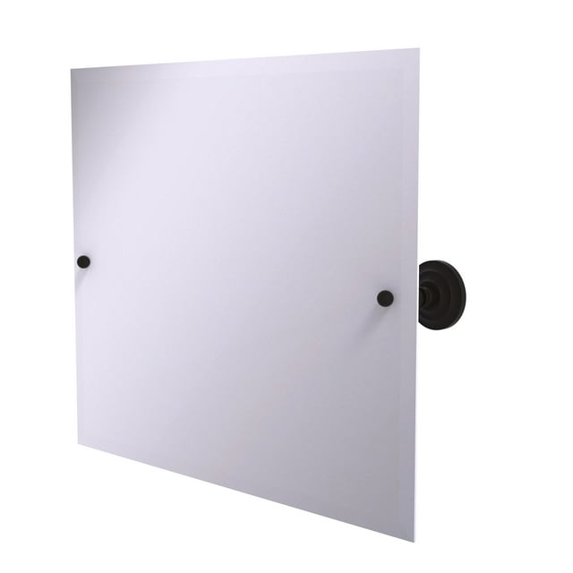 Prestige Que New Frameless Landscape Rectangular Tilt Mirror with Beveled Edge - PQN-93-ORB