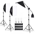 thumbnail image 1 of Kit de Lumière de Photographie Studio Ensemble d'Éclairage Softbox avec LED 135W, 1 of 6