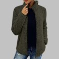 thumbnail image 5 of LEEYNEER Women‘s Polar Soft Fleece Jacket Classic Fit Long Sleeve Full Zip Fleece Lined Sherpa Coat Fall Winter Stand Collar Recreation Coat with Pockets, 5 of 5