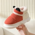 thumbnail image 6 of Otqutp Kids Puffy Cozy Slipper Booties, Girls Winter Fuzzy Warm Full Wrapped Thick-Soled Sherpa Plush Indoor Outdoor Shoes, 6 of 8