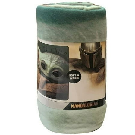 Star Wars "The Child" 45x60" Fleece Throw "The face" -Blanket