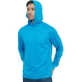 thumbnail image 6 of ProtectX 2-Pack High Visibility Lightweight Long Sleeve Hoodie, Sun Protection UPF 50+ Quick-Dry, SPF UV Shirt, Active Wear - Sky Blue, Large, 6 of 10