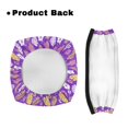 thumbnail image 3 of HELLHERO Romantic Purple-Hued Tropical Flowers Seat Back Cover Dual-Use Seat and Backrest Cover Perfect for Parks Easy Installation Secure Fit, 3 of 7