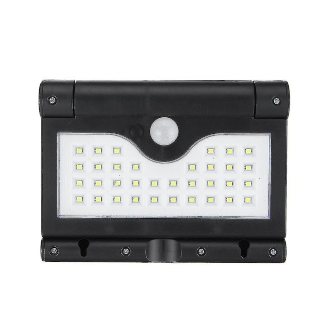 Lámpara con Sensor de movimiento Pir para exteriores, luz de energía Solar de 34 Led, resistente al agua