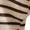 Khaki, variant on 2 Piece Sets for Women Summer Cute Stripe Long Sleeve Knit T Shirts Shorts Matching Lounge Set Black S