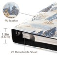 thumbnail image 3 of FORMRS 3 Ring Photo Album 4"x6" Self Adhesive Large Capacity PU Leather Cover, Snowy Winter, 3 of 8