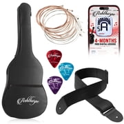 Ashthorpe 38-Inch Beginner Acoustic Guitar - Sunburst, Complete Starter Kit with Gig Bag, Extra Strings, Strap, and Lessons