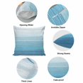 thumbnail image 6 of Throw Pillow Covers, Blue Grey Summer 24x24 Pillow Covers for Couch/Sofa/Bed, Farmhouse Beach Blue Wooden Decorative Square Linen Cushion Pillowcase for Home Decor, 6 of 9
