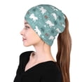 thumbnail image 6 of KLL whiter Snow bear Print Pirnt Wicking Running Beanie Head Wrap Cycling Bandana for Men Women, 6 of 8