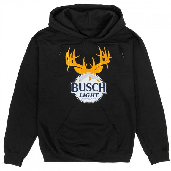 Busch Light Deer Antlers Hunter's Hoodie-3XLarge