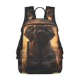 thumbnail image 1 of Fotbe Lake Meditating Elephant Mochila Ligera para Hombres y Mujeres - Duradera y Resistente al Agua, Ideal para Escuela, Trabajo, Viajes y Uso Diario, 1 of 7