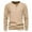 Khaki, variant on VJATTWR Sweatshirts for Men Geometric Texture Pullover Long Sleeve Shirts Crewneck Casual Tops L
