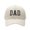 Beige, variant on WCJM Black Polyester Vintage Washed Baseball Cap Adjustable Cotton Dad Hat For Women Men