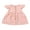 Pink, variant on Canrulo Kids Baby Girls Organic Cotton Ruffled Tunic Dress Swing Sundress Princess White 3-4 Years