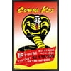 Cobra Kai - Be Strong Wall Poster, 22.375" x 34", Framed