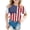 White, variant on Gerichy Summer Short T-Shirts for Girls Short Sleeve Tee Summer Crewneck T Shirt for Girls 4th Of July Shirt Girls Tees Toddler Kids USA Flag Independence Day Patriotic Shirt