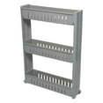 thumbnail image 1 of Simplify 22983-GREY 3 Tier Slim Slide Out Storage Cart, Grey, 1 of 2