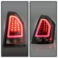 thumbnail image 7 of Black 2008-2010 Chrysler 300C SRT Lumiled LED Pyro Tube Tail Lights Brake Lamps, 7 of 7