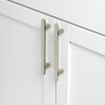 thumbnail image 3 of GlideRite 5-1/16 in. (128mm) Center-Center Solid Flat Cabinet Bar Pull, Satin Nickel - 4842-128-SN, 1 Pack, 3 of 4