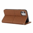 thumbnail image 4 of Compatible for iPhone 11 Pro Wallet Case with Card Slots Kickstand Magnetic Closure Wrist Strap Flip Cover, Soft TPU Shockproof Folio Phone Case for iPhone 11 Pro 5.8 Inch,Brown, 4 of 11
