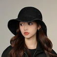 thumbnail image 2 of Biekopu Denim Bucket Hat for Women, Packable Summer Beach Sun Hats Fisherman Hat for Travel, 2 of 8