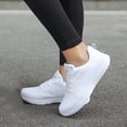 thumbnail image 3 of Mocasines casuales Planos de malla acolchada Zapatos para correr Suave Mujer Accesorios para exteriores Hugtrwg Para estrenar, 3 of 7