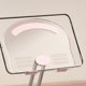 thumbnail image 2 of Adjustable Tablet Stand Support Stand Thickened Metal Base Acrylic Universal Transparent Swivel Tablet Stand Tablet Holder for Tablet Phones, Pink, 2 of 4