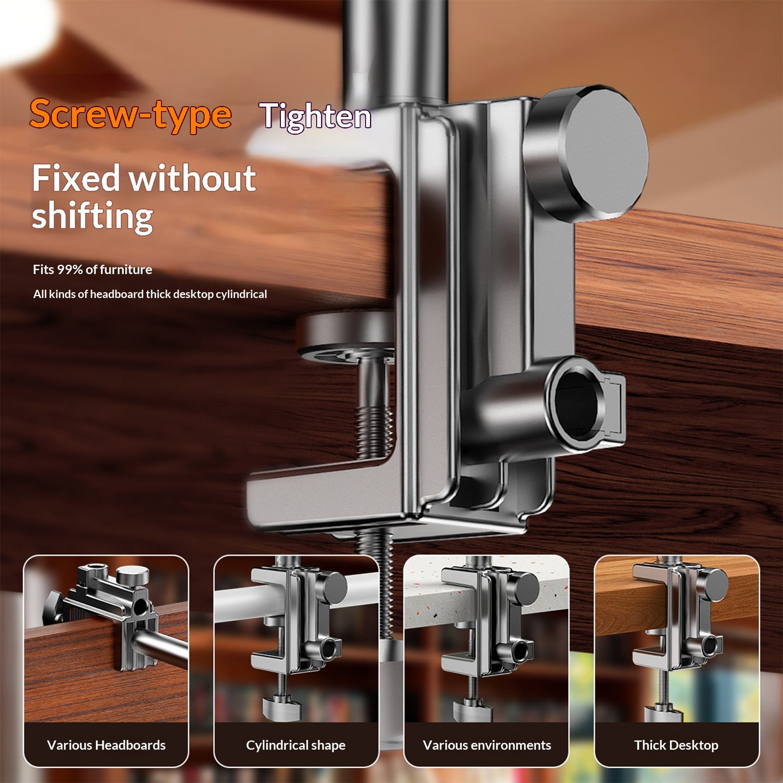 Portable ABS Phone Stand Designs Enabling Rotation & Flexible Viewing Angles Gooseneck Phone Holder for Phones Tablets