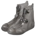 thumbnail image 1 of Unique Bargains Couvre-Chaussures Imperméables en Silicone Réutilisables et Pliables 32x23cm, Gris, 1 of 7