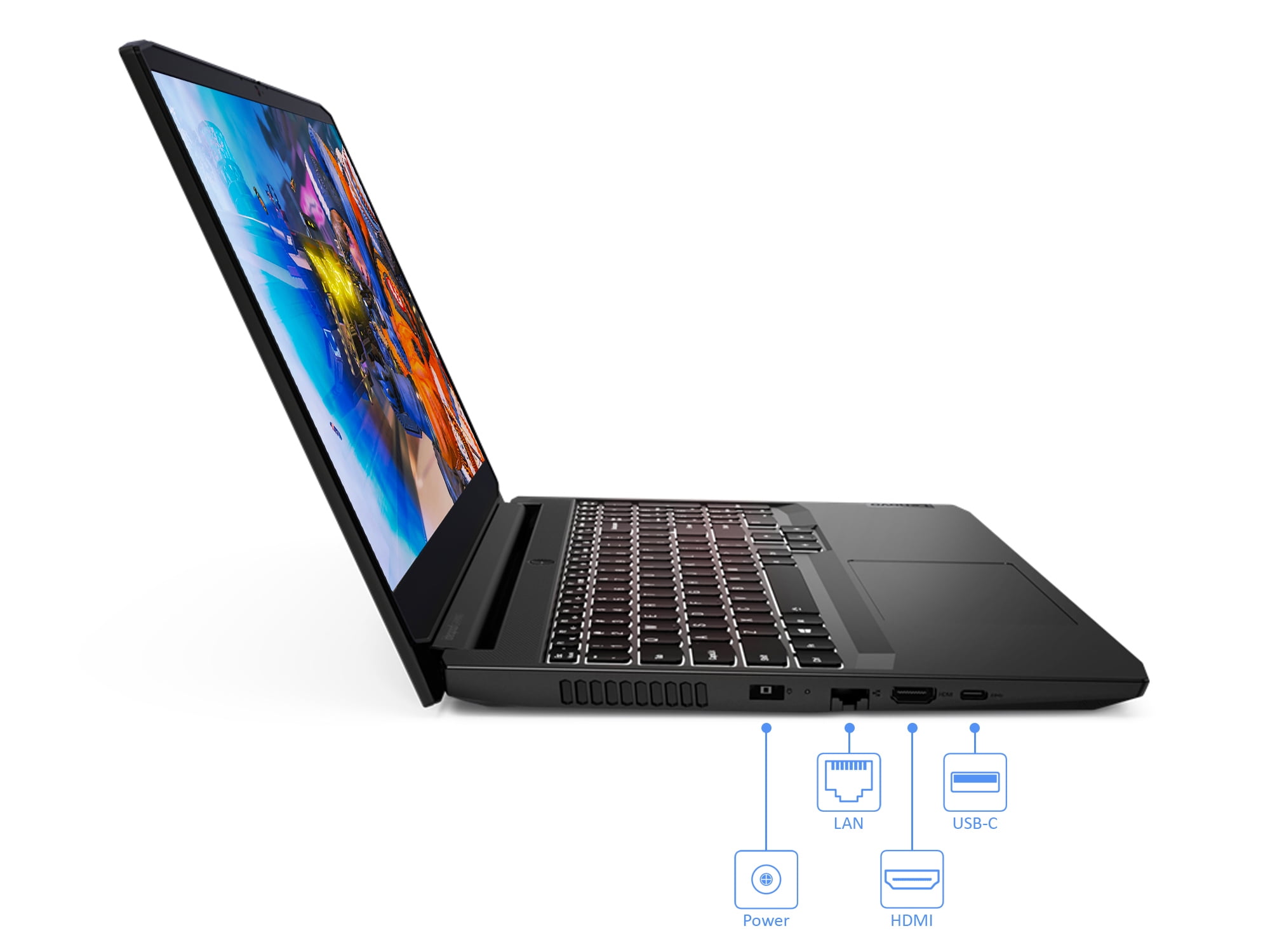 Lenovo IdeaPad 3i Gaming Laptop, 15.6" 120Hz FHD Display, Intel Core i5-11300H Upto 4.4GHz, 8GB RAM, 256GB NVMe SSD, NVIDIA GeForce GTX 1650, HDMI, Wi-Fi, Bluetooth, Windows 11 Home (82K1015CUS)