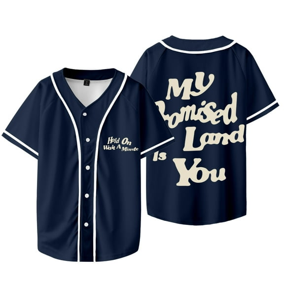 Josiah Queen Promised Land Logo Merch Baseball Jacket Tee Summer Unisex Vneck Short Sleeve T-Shirts