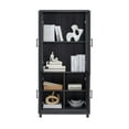 thumbnail image 6 of Jodie Bookcase made from Engineered Wood in Charcoal Gray - Set of 3, 6 of 6