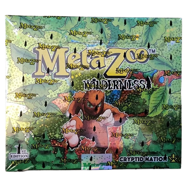 MetaZoo Wilderness Cryptid Nation Deck Building Booster Box - 1st