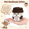 thumbnail image 3 of Regalos de agradecimiento para amantes del café para mujer, hechos a mano a ganchillo, 3 of 8
