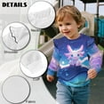 thumbnail image 6 of Uorisanigo Girls Sweatshirt Ruffle Long Sleeve Galaxy Whale Axolotl Pullover Sweater Tops Oversized Shirts Sweatshirt Fall Winter Clothes Kids Pullover Hoodies, 6 of 7