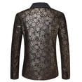 thumbnail image 2 of guisaled Mens Sport Coat Dressy Casual Classic Slim Fit Stretch Suit Jackets One Button Notch Lapel Lightweight Wedding Prom Jacket, 2 of 4