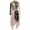 Beige, variant on Kids Girls Lyrical Dance Dress Patchwork Printed Tunics Irregular Long Gowns Worship Praise Dancewear Beige 6