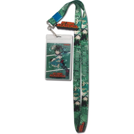 Great Eastern Entertainment My Hero Academia S5: Izuku Deku Midoriya Lanyard #01 with ID Holder and Charm
