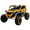 Yellow, variant on HappyToysWorld12V Kids Ride on Truck, Remote Control Electric Car with Front/Rear Shock Suspension, LED Lights & Music Player, 3-6 Years Old Toy Vehicle