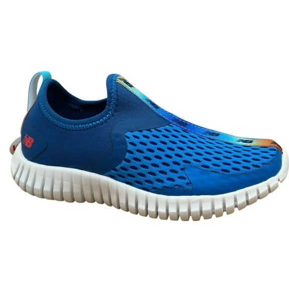 New Balance Little Boys Aqua Drift Slip on Water Shoes 1 Wide Blue Sporty Style