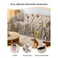 thumbnail image 4 of Pastoral Botanical Couch Cover for Dogs, Farmhouse Floral Rustic Washable Sofa Covers Slipcover for Pets Dogs Futon Cover, Couch Recliner Covers, Oversized Chair Slipcover 71"x91", 4 of 9