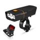 thumbnail image 3 of Luz de bicicleta TK3 Luz delantera TK2 Linterna de luz potente de carga Equipo de conducción Accesorios para conducción nocturna en bicicleta Luz de bicicleta de montaña, 3 of 5