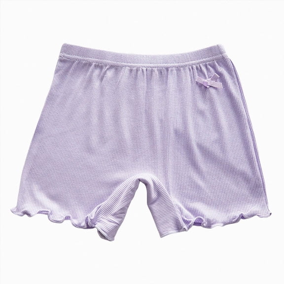 Kogui Kids Underwear Little Girl Panties Toddler Underwear Floral Colorful Kids Briefs Undies 1 Pack 4T 5T (Purple,4-5 Years)