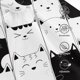 thumbnail image 3 of Fotbe Doodle Cute Cat Gorro Clásico de Béisbol, Gorra Ajustable con Broche Snapback, Gorro de Exterior de Algodón Suave, 3 of 6