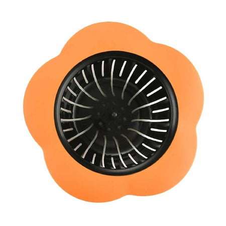 Plum Shape Silicone Tpr Sink Strainer Filter Water Stopper Floor Drain Hair Catcher Stopper Bathtub Plug Bathroom Accessories