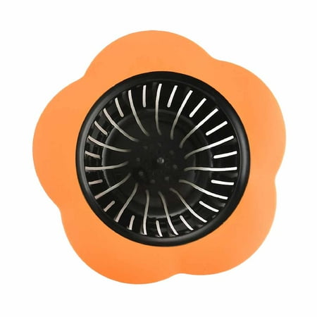 Plum Shape Silicone Tpr Sink Strainer Filter Water Stopper Floor Drain Hair Catcher Stopper Bathtub Plug Bathroom Accessories