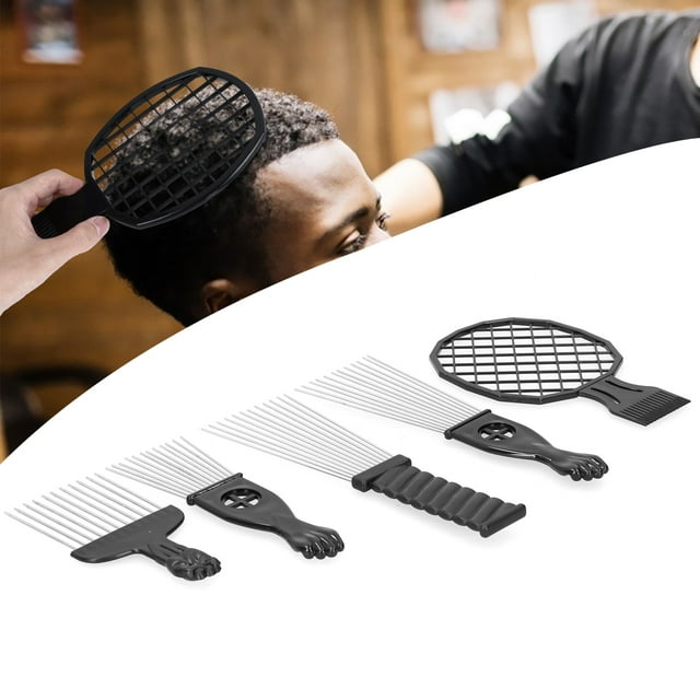 Afro Comb, Afro Pick Comb 5pcs Twist Comb For Travel For Home