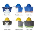 thumbnail image 3 of FlyFlise Bord de Casque Écran Solaire Convient pour Casque Écran Solaire Réfléchissant de Sécurité pour Chantiers de Construction Installation Extérieure, 3 of 7