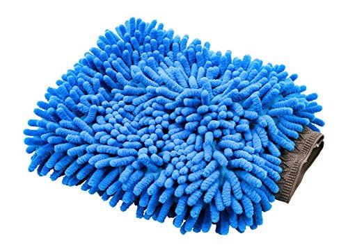 Quality Large 10X8 Microfiber Car Wash Mitt Glove Cleaning Towel Scrubber Duster